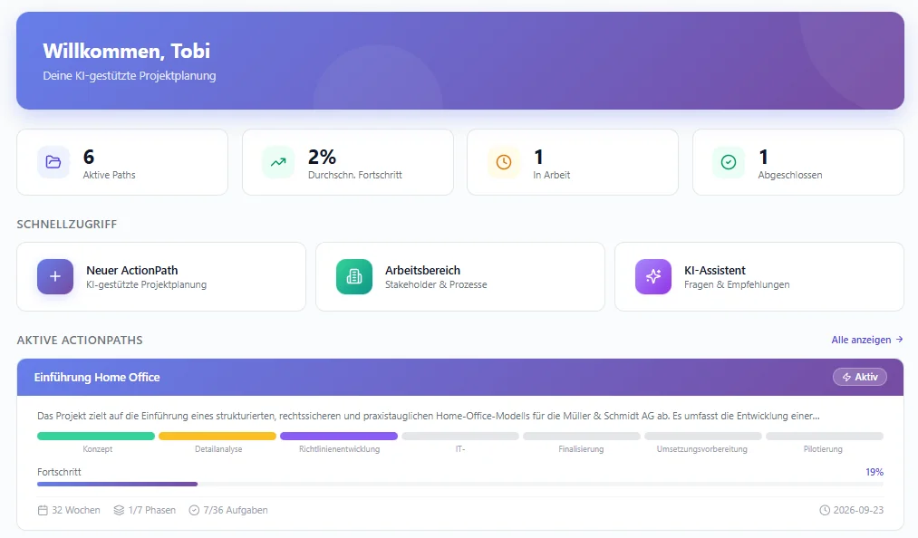 PathHub AI Startseite